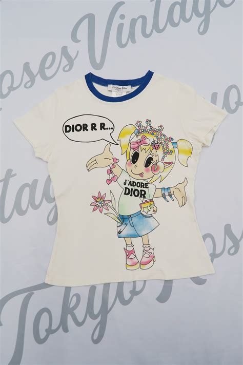 j'adore dior cartoon shirt|Dior t shirt instagram.